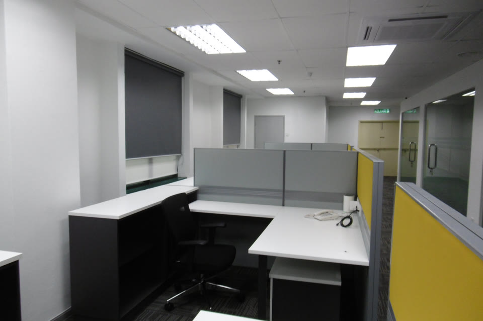 Charles Taylor - Reception Desk, ADL supplied completed project photograph.